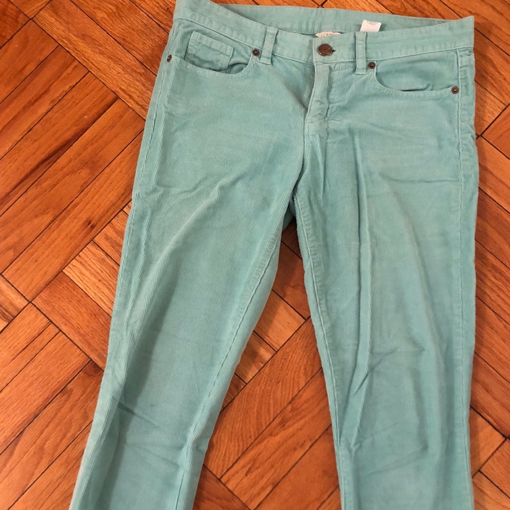 J.Crew Mint Skinny Corduroys, Size 29